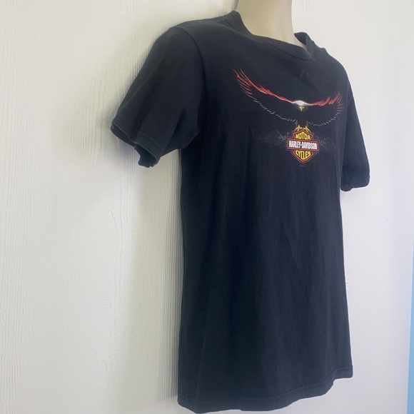 Harley Davidson - Vintage Bald Eagle Myrtle Beach South Carolina Shirt Size Med - Picture 4 of 10